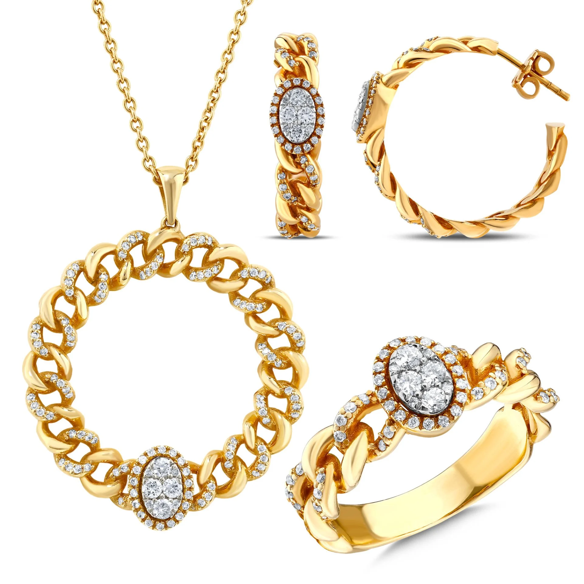 1,70 Karat Pırlantalı Set